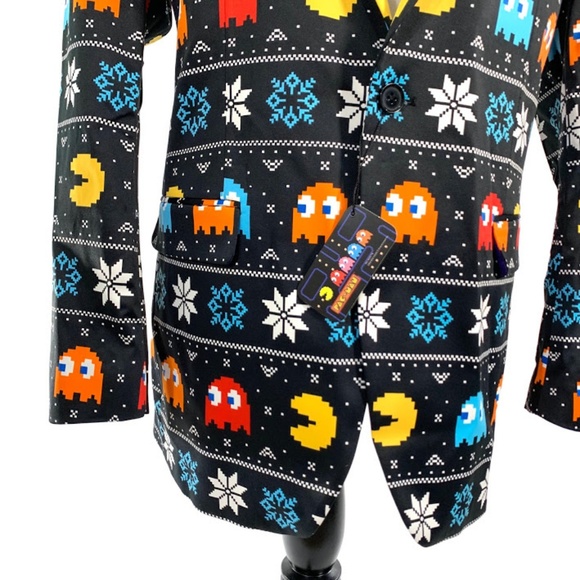 Suitmeister Men's Pac-Man Blazer Sports Coat - Picture 3 of 7